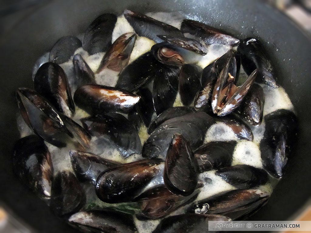 Spaghetti freschi alle cozze