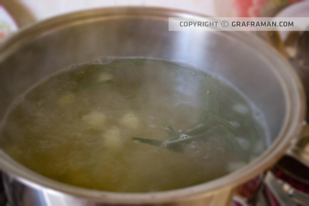 Linguine al pesto con patate e fagiolini