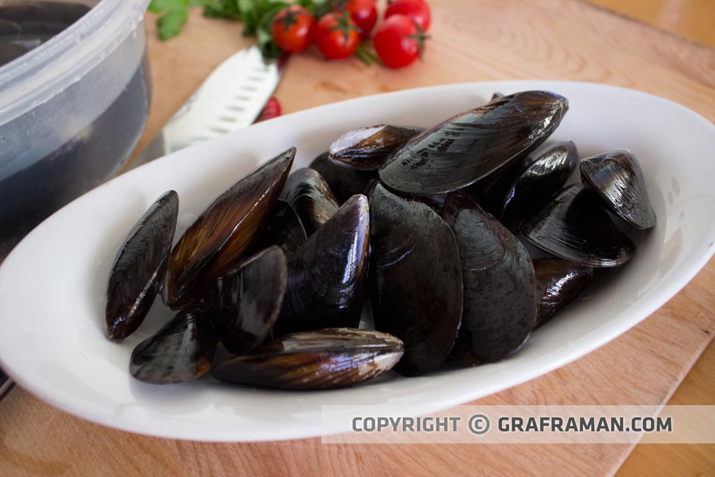 Pasta e fagioli con le cozze