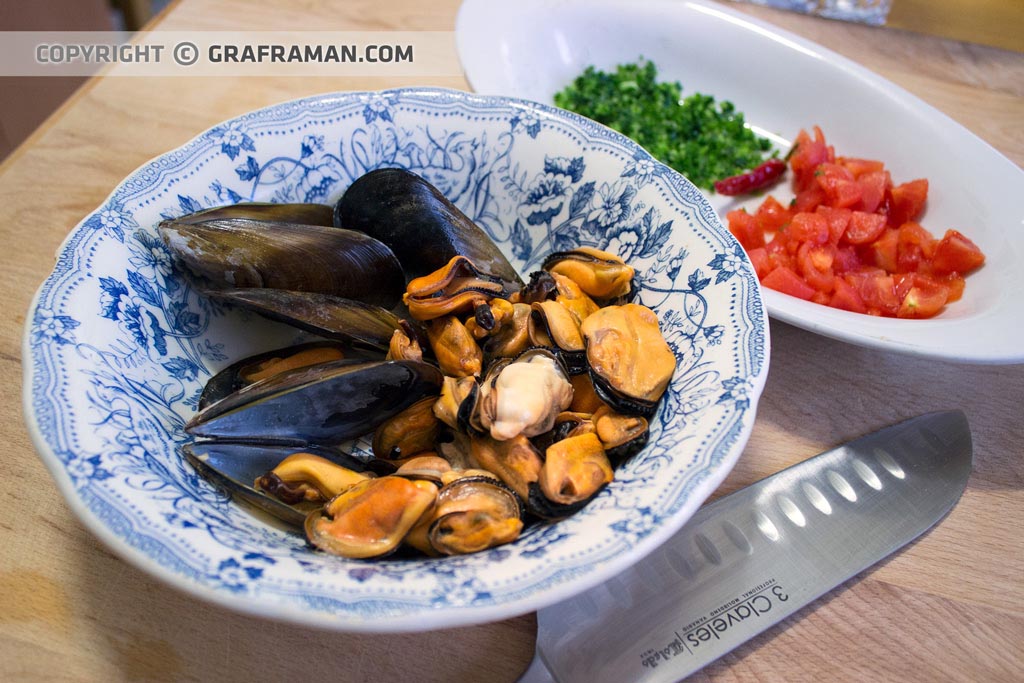 Pasta e fagioli con le cozze