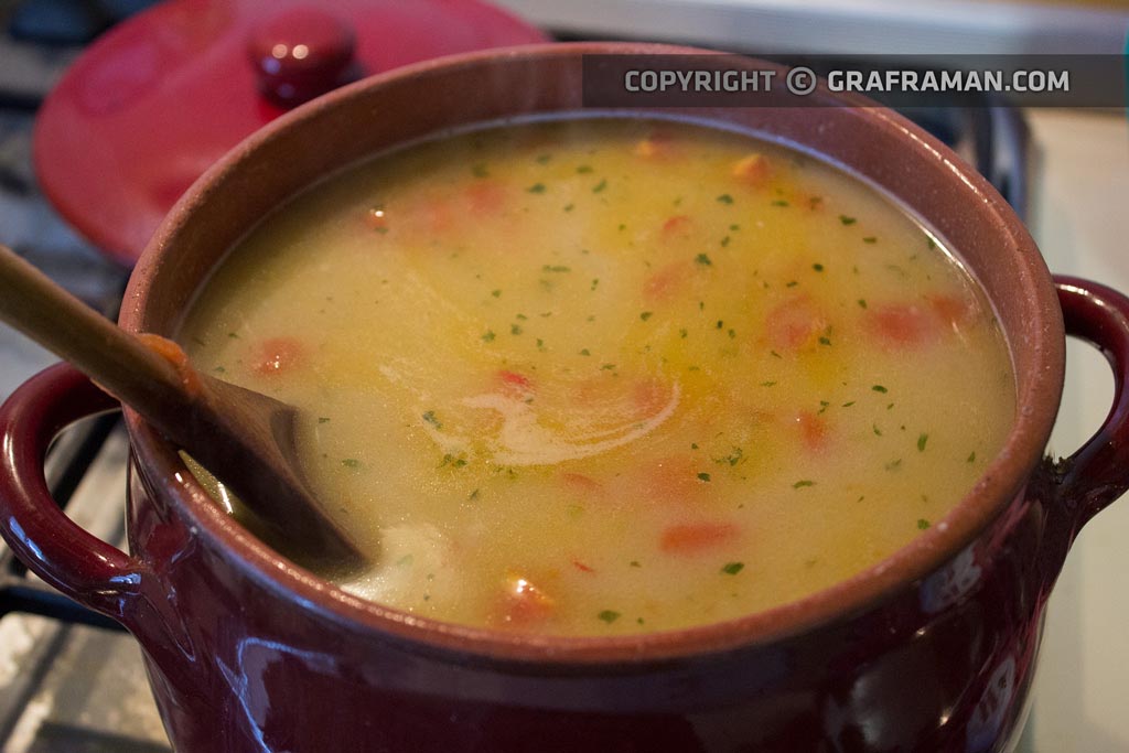 Pasta e fagioli con le cozze