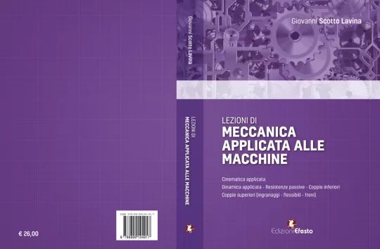 Copertina del libro "Lezioni di Meccanica applicata alle macchine"
