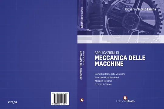 Copertina del libro "Applicazioni di Meccanica delle macchine"